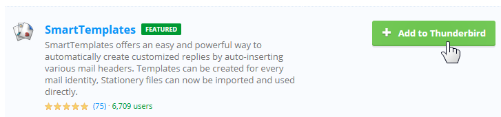 Add to Thunderbird
