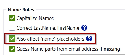 Swap names from name