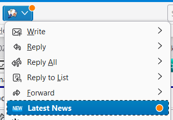 Dropdown with Latest News